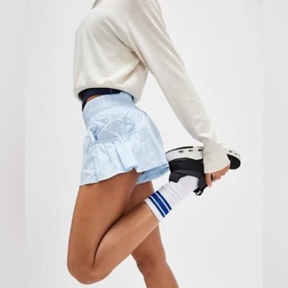 FP Movement by Free People Pants - FP MOVEMENT Get Your Flirt On Shorts NWT Baseline Baby Blue